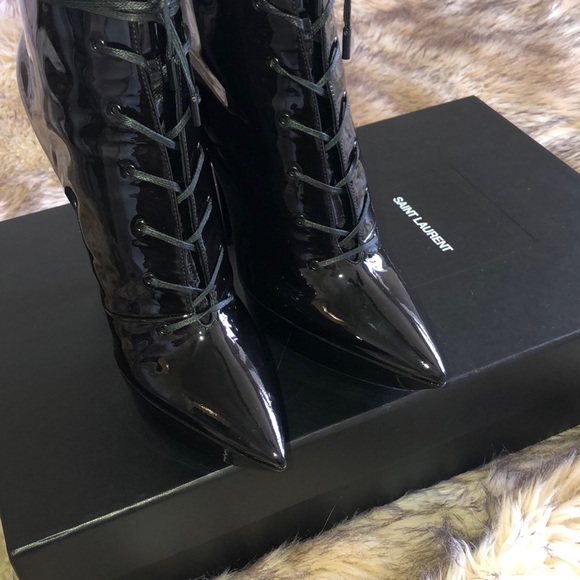 *Sold on Ebay* SAINT LAURENT Betty Platform Boots - Picture 2 of 10